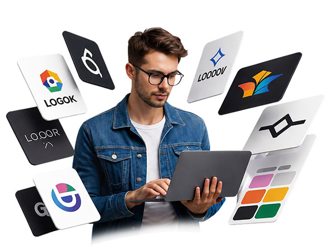 professional logo design services and brand identity planning