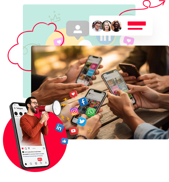 social media content strategy for business visibility
