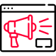 social media campaign management icon